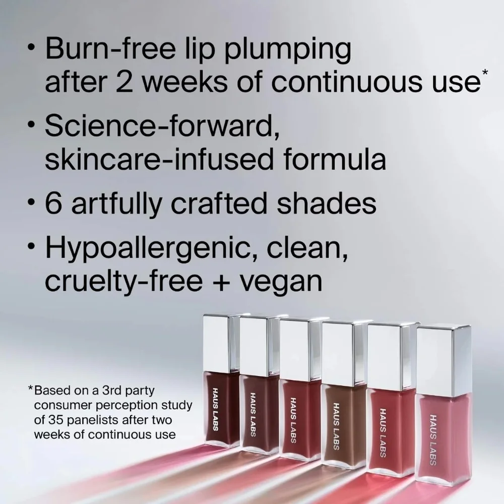Haus Labs By Lady Gaga GUAVA PhD Hybrid Lip Glaze Plumping Gloss